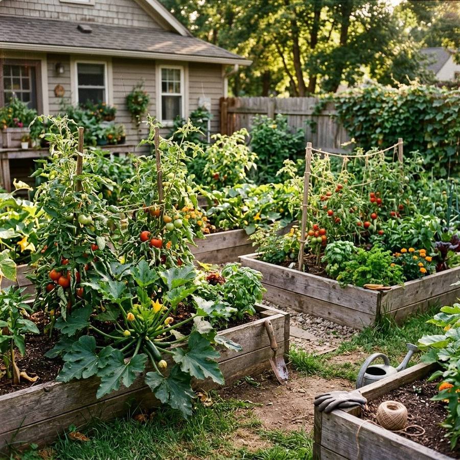 Backyard garden